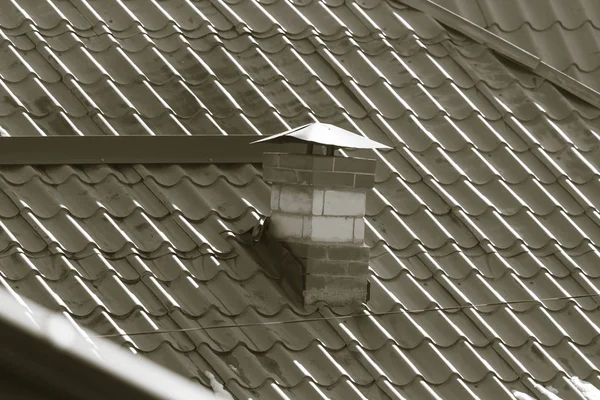 Dach domu jako tło — Zdjęcie stockowe