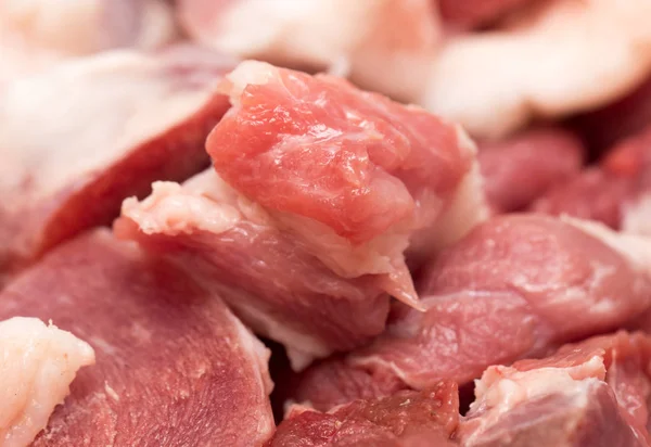 Carne cortada en rodajas como fondo — Foto de Stock