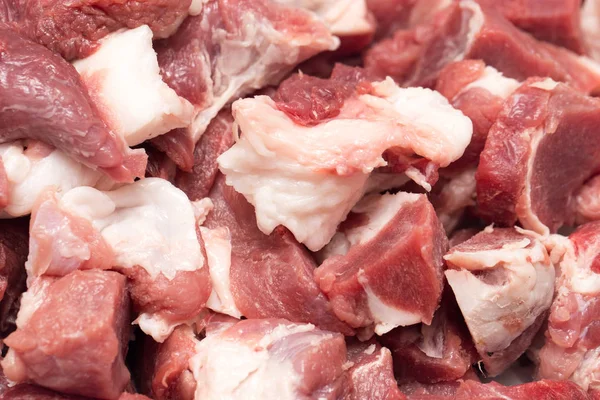 Carne cortada en rodajas como fondo —  Fotos de Stock