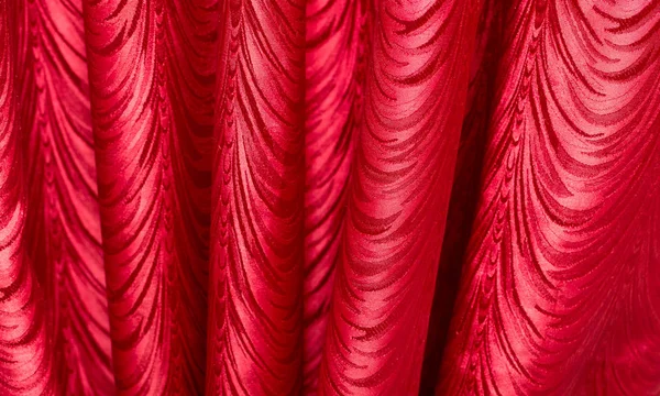 Roter Stoff als Hintergrund. Textur — Stockfoto