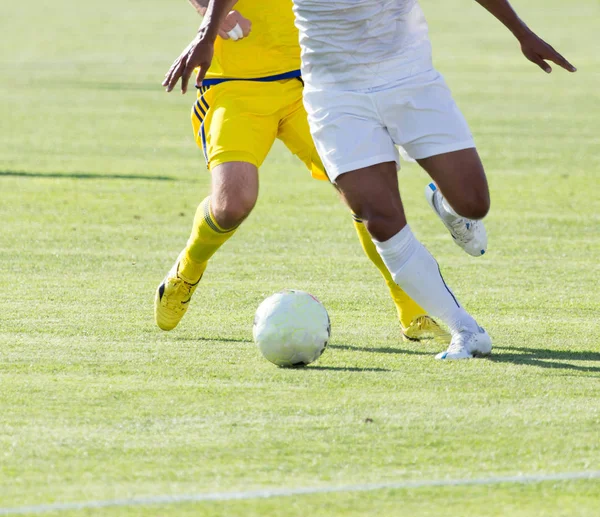 Palla gioco di calcio — Foto Stock