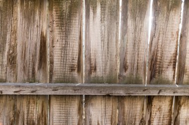 bir zemin olarak eski ahşap çit