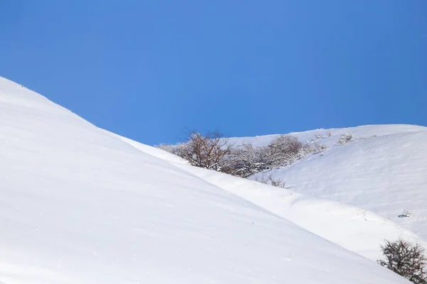 Bellissime montagne Tien-Shan nella neve. in inverno — Foto Stock