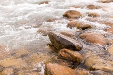 Kazakistan'ın dağ nehir doğada