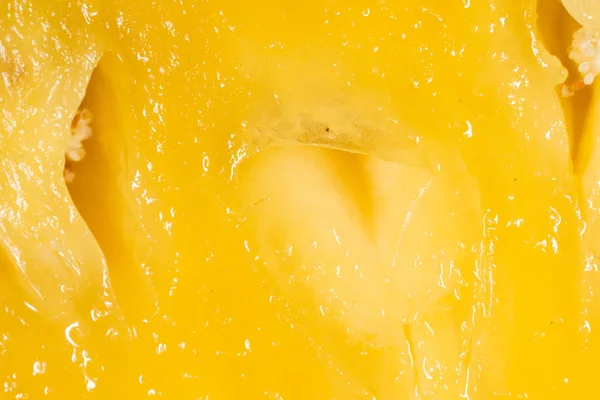 多汁的菠萝作为背景。宏观 — 图库照片