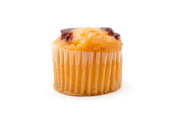 Cupcake em um fundo branco — Fotografia de Stock