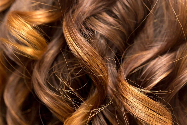 Cabelo ondulado como pano de fundo. textura — Fotografia de Stock