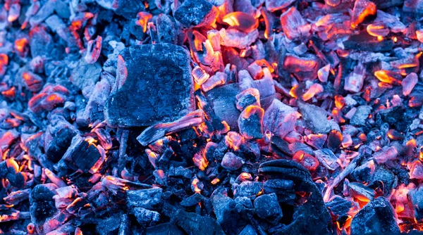 Queima de carvão como pano de fundo. textura — Fotografia de Stock