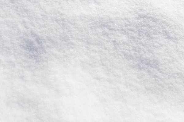 Fundo branco de neve na natureza — Fotografia de Stock