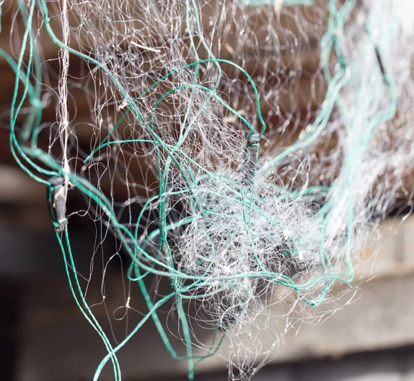 Рыболовные сети в качестве фона — стоковое фото