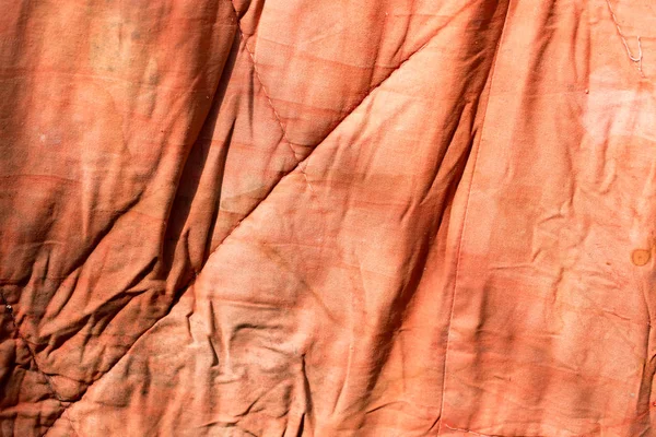 Old red cloth as background — Stock Photo, Image