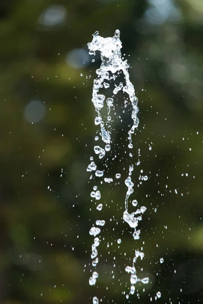 Salpicaduras de agua gota en la naturaleza —  Fotos de Stock