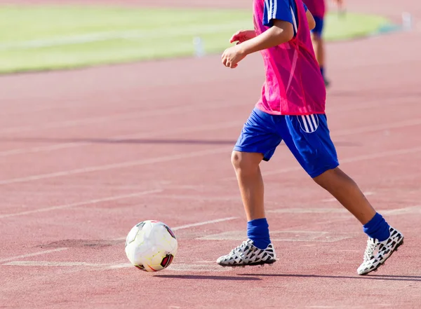 Top oyunu futbol — Stok fotoğraf