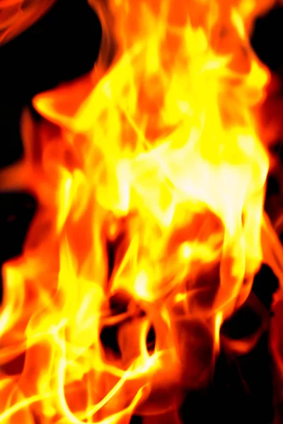 Płomień ognia jako tło — Zdjęcie stockowe