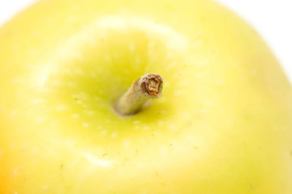 Färska äpplen som bakgrund. makro — Stockfoto