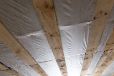 arka plan olarak ahşap tavan