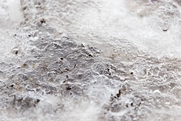 Snow on the ground in nature — Stock Photo, Image