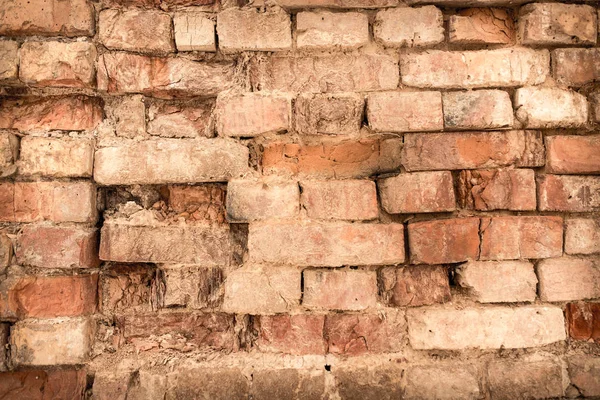 Стара цегляна стіна як фон — стокове фото