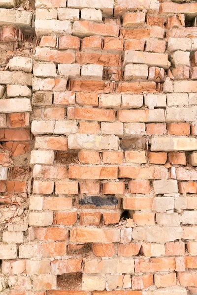 Стара цегляна стіна як фон — стокове фото