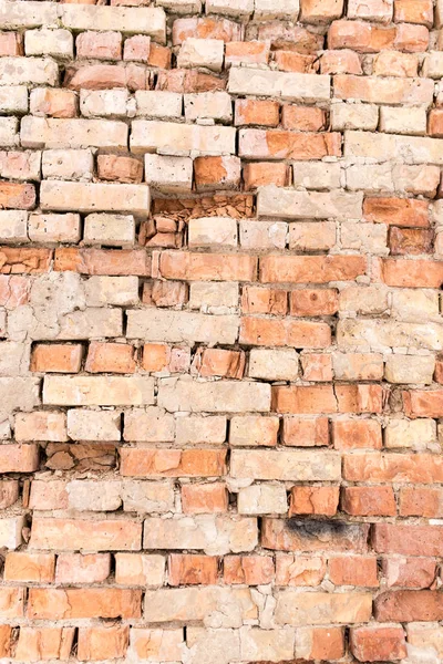 Arkaplan olarak eski tuğla duvar — Stok fotoğraf