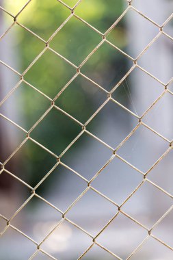 metal mesh çit arka plan