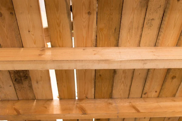 El techo de madera como fondo —  Fotos de Stock