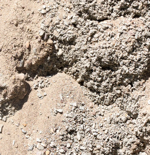 Fond de gravier et de sable — Photo