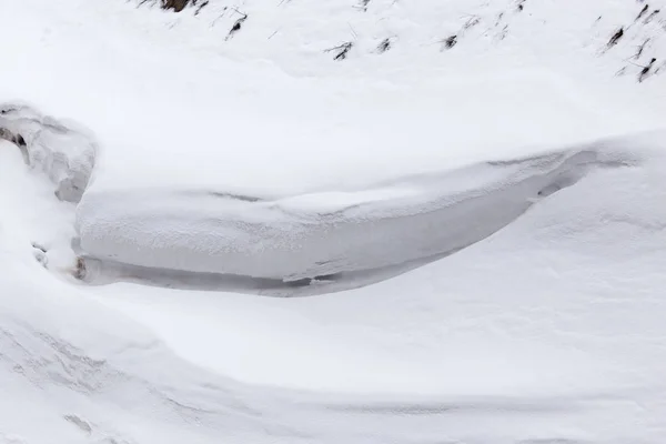 冬の自然の氷河 — ストック写真