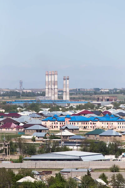 Pipe fabriken i Sjymkent. Kazakstan — Stockfoto