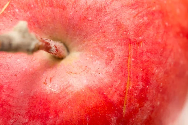 Frischer Apfel als Hintergrund. Makro — Stockfoto