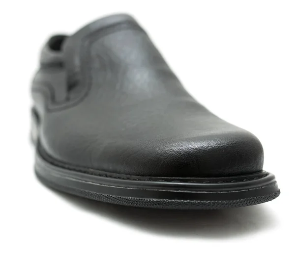 Black shoes on a white background — Stock Photo, Image