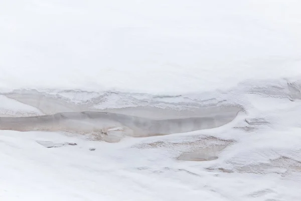 Glaciar en la naturaleza en invierno —  Fotos de Stock