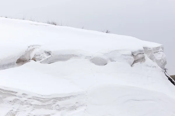 Glacier in nature in winter — Stock Photo, Image