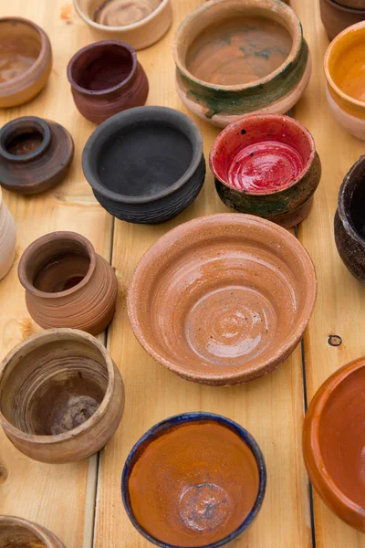 Tableware made of clay — Stock Photo, Image