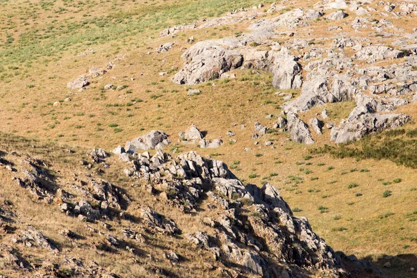 Inclinação Rochosa Nas Montanhas Outono — Fotografia de Stock