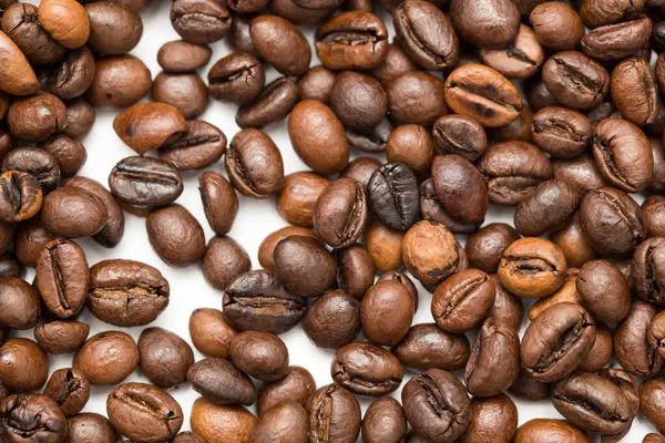 Chicchi Caffè Come Sfondo Foto Una Texture Astratta — Foto Stock