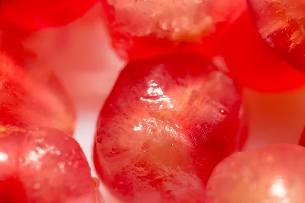 Röd Granat Makro Bilder Studion — Stockfoto