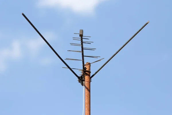 Antenna Background Blue Sky — Stock Photo, Image