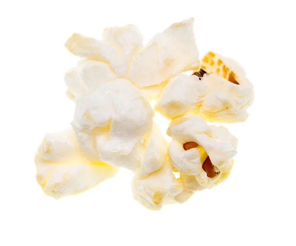 Popcorn Sfondo Bianco Foto Studio — Foto Stock