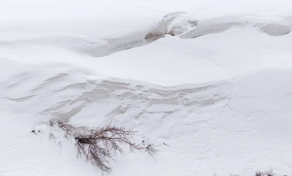 Glacier Dans Nature Hiver Dans Parc Dans Nature — Photo