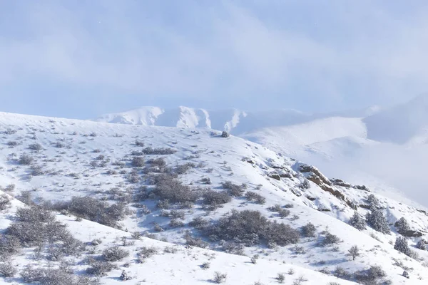 Besneeuwde Bergen Kazachstan Het Park Natuur — Stockfoto