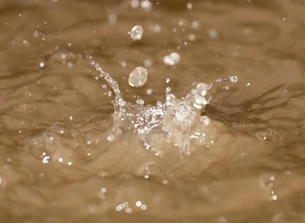 Gotas Agua Cayendo Agua Sucia —  Fotos de Stock