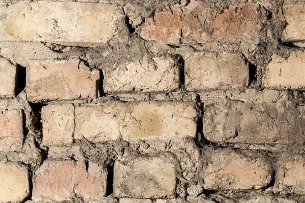Abstracte Achtergrond Oude Bakstenen Muur Foto Van Een Abstracte Textuur — Stockfoto