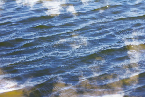 Water Met Hemelreflectie Foto Van Een Abstracte Textuur — Stockfoto