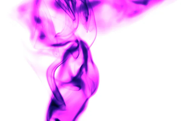白色背景上的粉色烟雾 抽象纹理的照片 — 图库照片