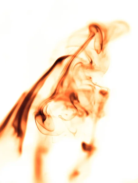 Красный Дым Белом Фоне Фотография Абстрактной Текстуры — стоковое фото