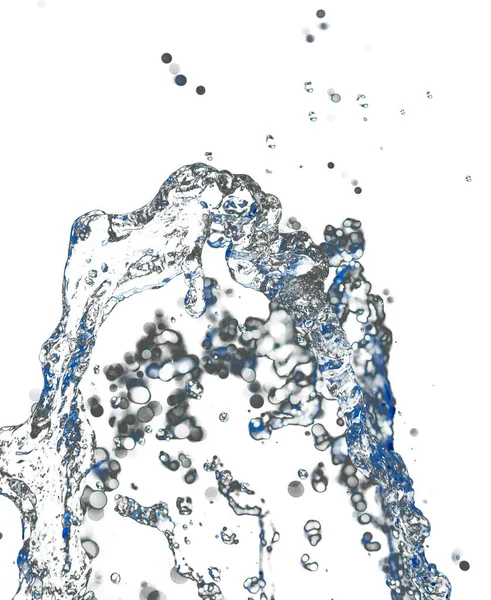 Woda Białym Tle Zdjęcie Abstrakcyjnej Tekstury — Zdjęcie stockowe