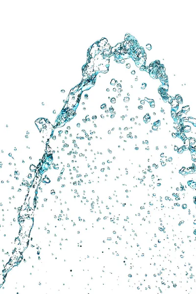 Agua Sobre Fondo Blanco Foto Una Textura Abstracta — Foto de Stock