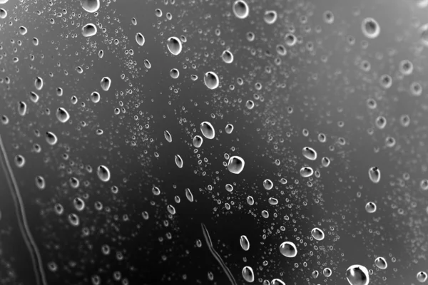 Droppar Vatten Glas Bild Abstrakt Struktur — Stockfoto