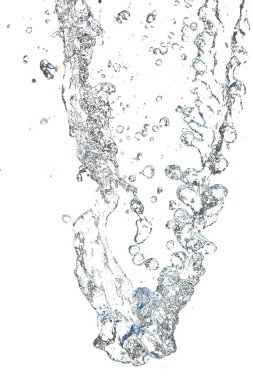 Soyut arkaplan. Beyaz arka planda su damlaları var. .